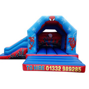 fashion inflatable spiderman jumping castle